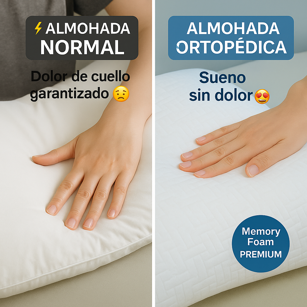 Combo de 4 Almohadas Premium – Alivio y Descanso Garantizado