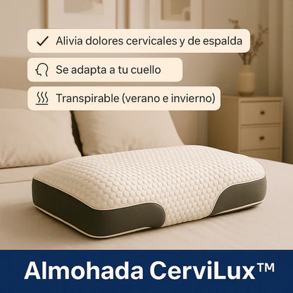 Almohada CerviLux™ - Redescubre el placer de despertar sin dolores